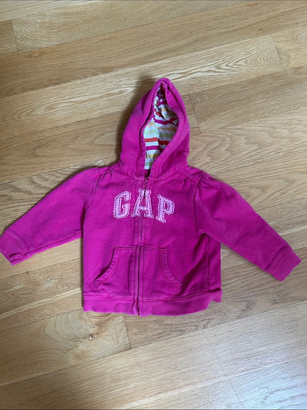 Gap Pink Zip Up Hoodie